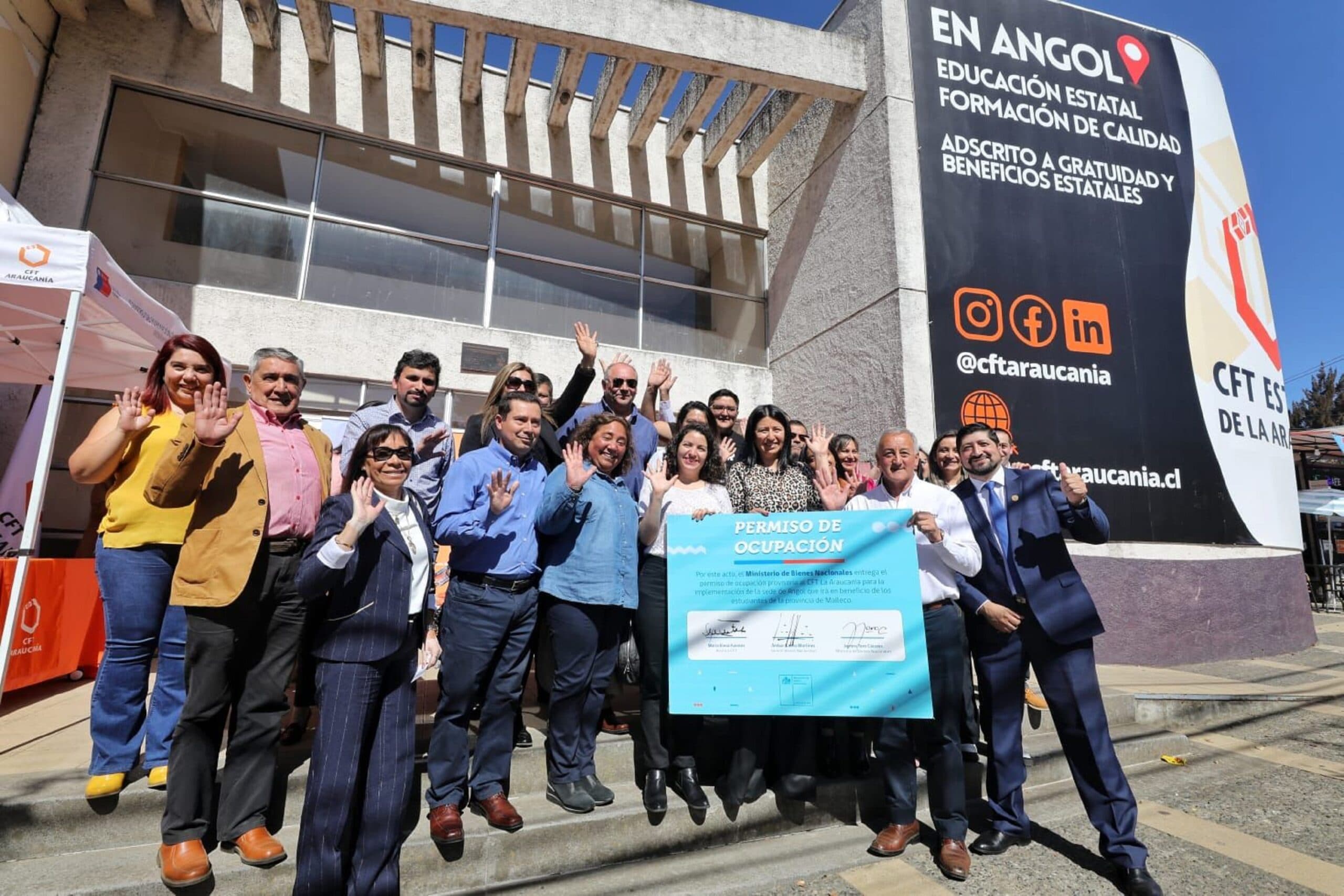 Estudiantes del CFT de la Region de la Araucania